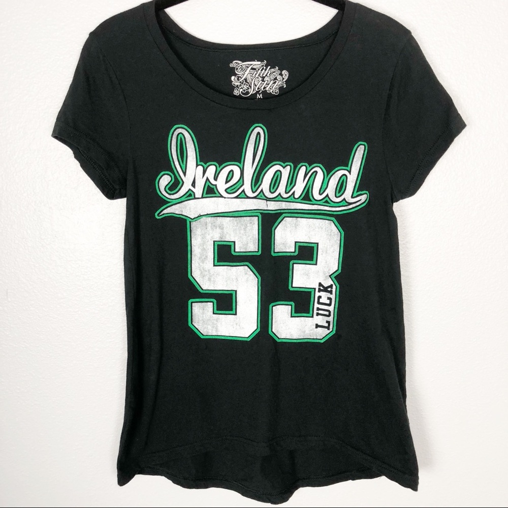 Fifth Sun Ireland Black Tee M